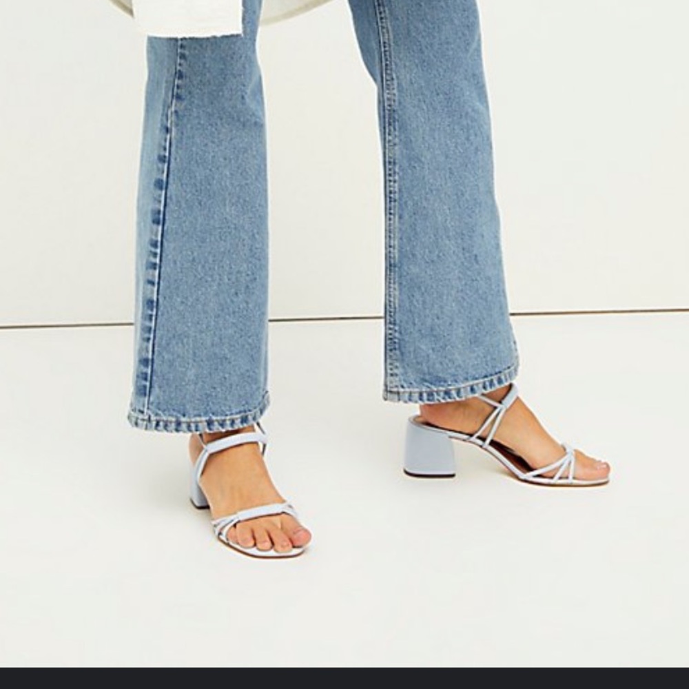 Free people vicenza love struck heel in ice blue